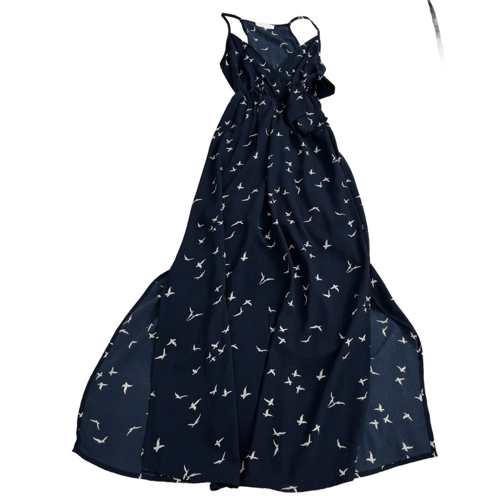 Dream of Me Navy Birds Maxi Dress